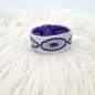 Preview: Armband Hologramm in lila/türkis, 17cm lang